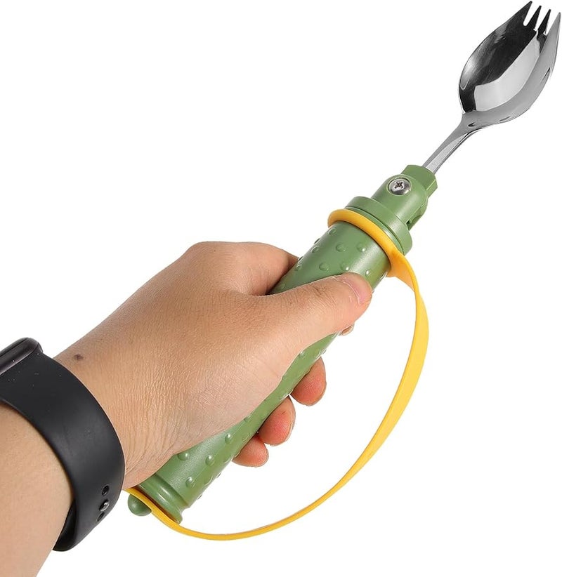 Ergonomic Adaptive Spoon For Elderly And Disabled Persons Non Slip Handle - Image 5